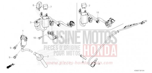 SUB HARNESS CBF125NAM de 2021